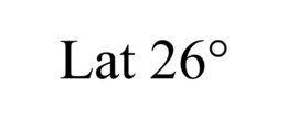 LAT 26° trademark