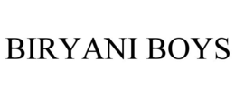 BIRYANI BOYS trademark