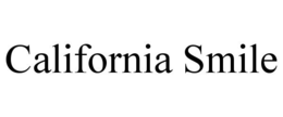 CALIFORNIA SMILE trademark