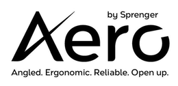 AERO BY SPRENGER ANGLED. ERGONOMIC. RELIABLE. OPEN UP. trademark