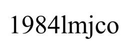 1984LMJCO trademark