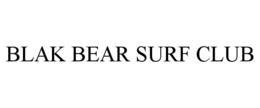 BLAK BEAR SURF CLUB trademark