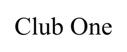 CLUB ONE trademark