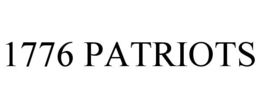 1776 PATRIOTS trademark