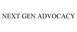 NEXT GEN ADVOCACY trademark