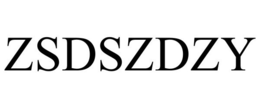 ZSDSZDZY trademark