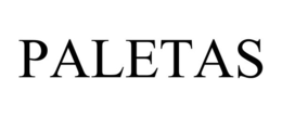 PALETAS trademark