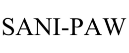 SANI-PAW trademark
