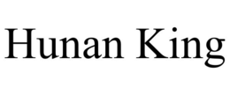 HUNAN KING trademark