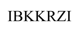 IBKKRZI trademark