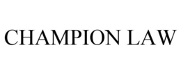 CHAMPION LAW trademark
