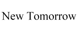 NEW TOMORROW trademark