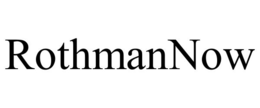 ROTHMANNOW trademark