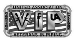 UA VIP UNITED ASSOCIATION VETERANS IN PIPING CAREERS FOR VETERANS trademark