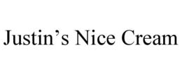 JUSTIN'S NICE CREAM trademark