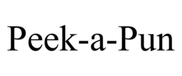 PEEK-A-PUN trademark