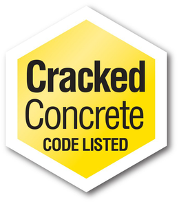 CRACKED CONCRETE CODE LISTED trademark