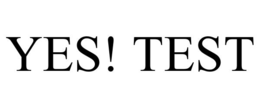 YES! TEST trademark