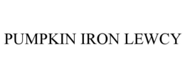 PUMPKIN IRON LEWCY trademark