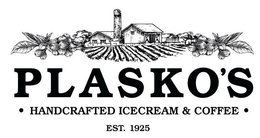 PLASKO'S HANDCRAFTED ICECREAM & COFFEE EST. 1925 trademark