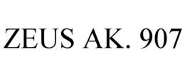 ZEUS AK. 907 trademark
