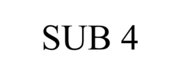 SUB 4 trademark