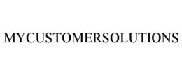 MYCUSTOMERSOLUTIONS trademark