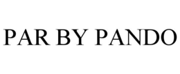 PAR BY PANDO trademark