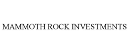 MAMMOTH ROCK INVESTMENTS trademark