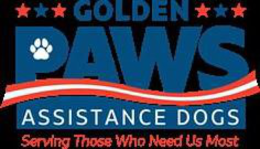 GOLDEN PAWS ASSISTANCE DOGS SERVING THOSE WHO NEED US MOST trademark