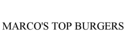 MARCO'S TOP BURGERS trademark