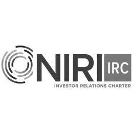 NIRI IRC INVESTOR RELATIONS CHARTER trademark