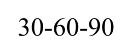 30-60-90 trademark