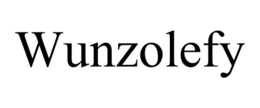 WUNZOLEFY trademark