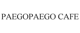 PAEGOPAEGO CAFE trademark
