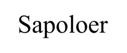 SAPOLOER trademark