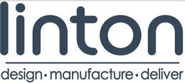 LINTON DESIGN · MANUFACTURE · DELIVER trademark