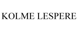 KOLME LESPERE trademark