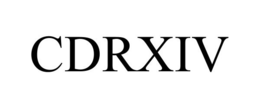 CDRXIV trademark