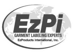 EZPI GARMENT LABELING EXPERTS EZPRODUCTS INTERNATIONAL, INC. trademark