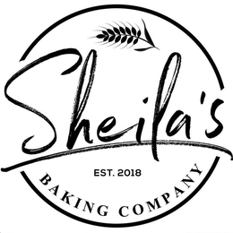 SHEILA'S BAKING COMPANY EST. 2018 trademark