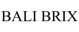 BALI BRIX trademark