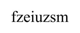 FZEIUZSM trademark