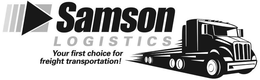 SAMSON LOGISTICS YOUR FIRST CHOICE FOR FREIGHT TRANSPORTATION! trademark