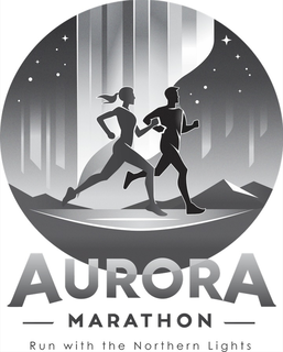 AURORA MARATHON RUN WITH THE NORTHERN LIGHTS trademark