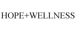 HOPE+WELLNESS trademark