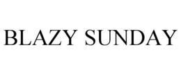 BLAZY SUNDAY trademark