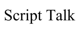 SCRIPT TALK trademark