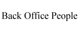 BACK OFFICE PEOPLE trademark