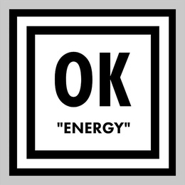 OK "ENERGY" trademark